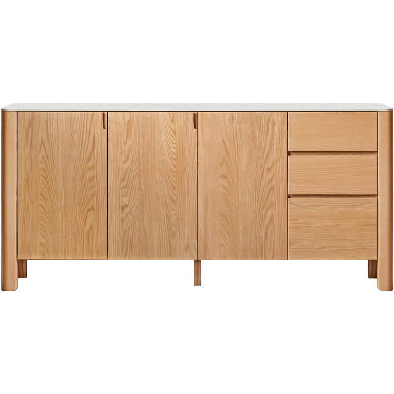 Mainn Solid American Oak Ceramic-Top Sideboard 150cm 180cm – 180cm, view 4