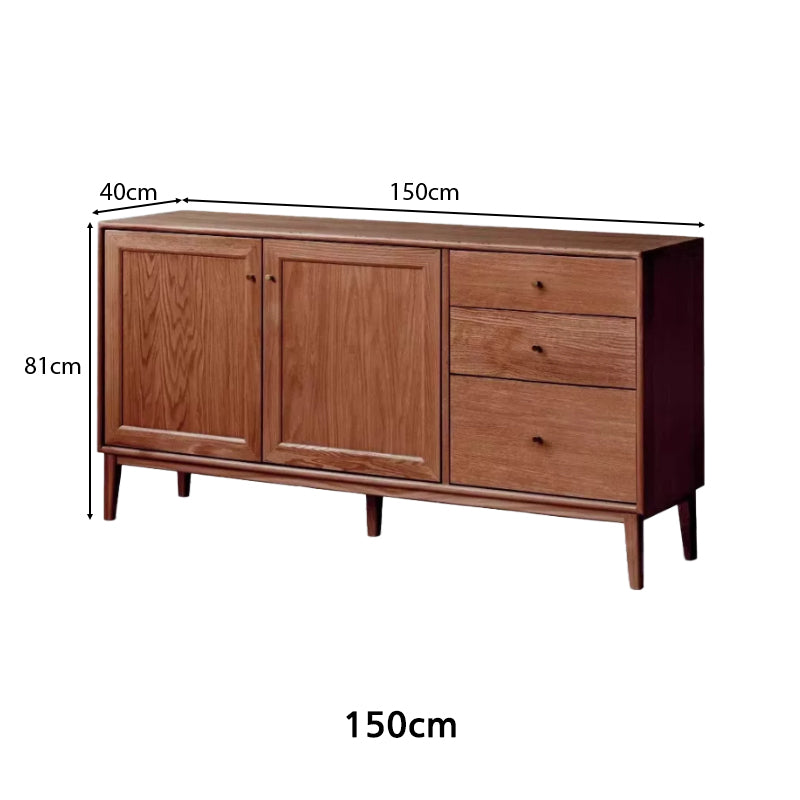 Peregrine Solid American Oak Sideboard 125cm 150cm 180cm – view 10
