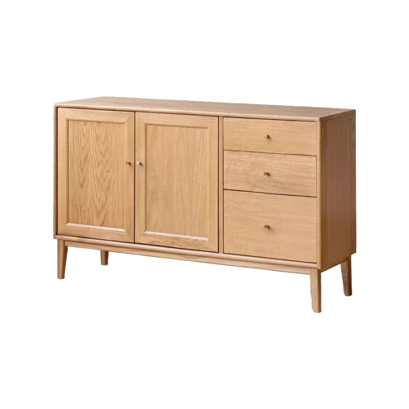 Peregrine Solid American Oak Sideboard 125cm 150cm 180cm – Natural Wood 125cm, view 19