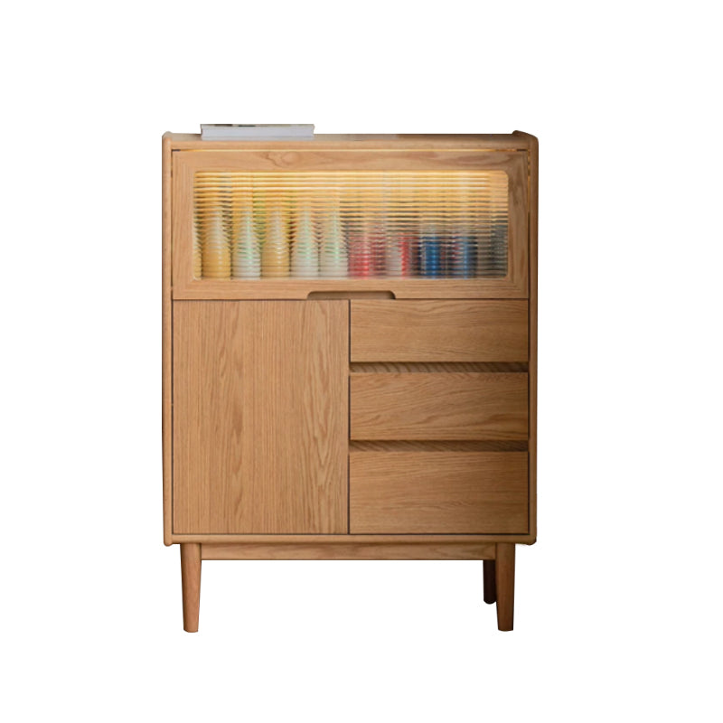 Samira Solid American Oak Sideboard 85cm – view 13