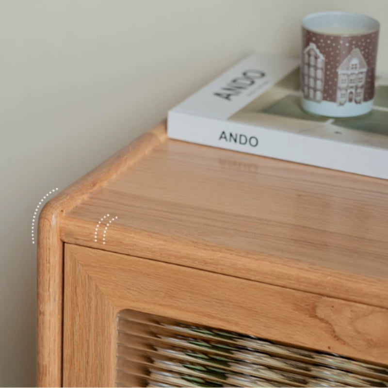 Samira Solid American Oak Sideboard 85cm – view 8
