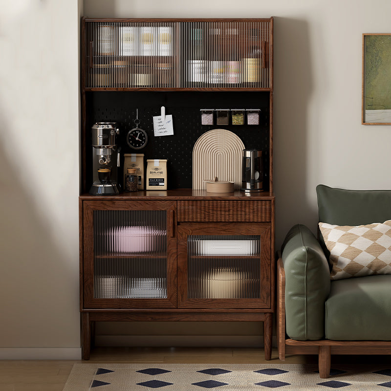Uri Solid American Oak Sideboard 85cm 100cm – Walnut 85cm, Walnut 100cm, view 7