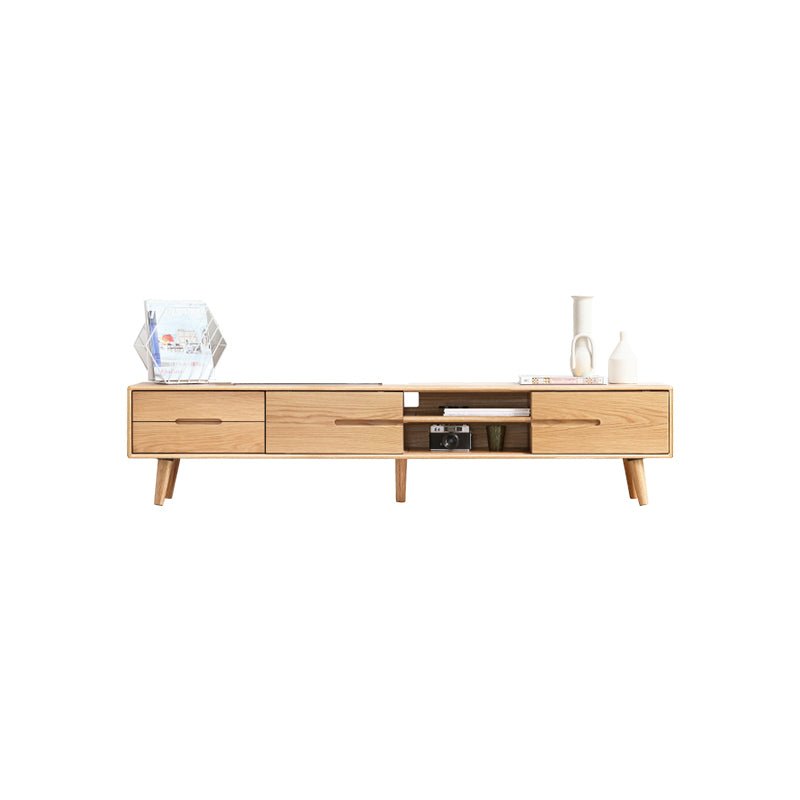 Daubs Solid American Oak Sliding-Door TV Unit 150cm 180cm – view 6