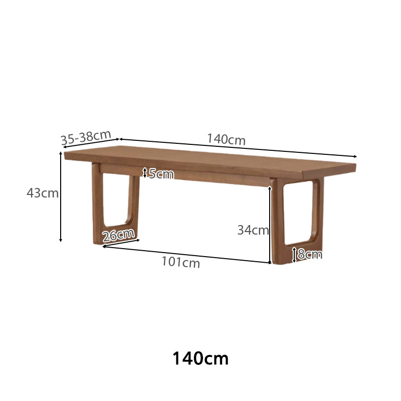 Verity Solid Ash Dining Bench 140cm 160cm 180cm 200cm – view 20