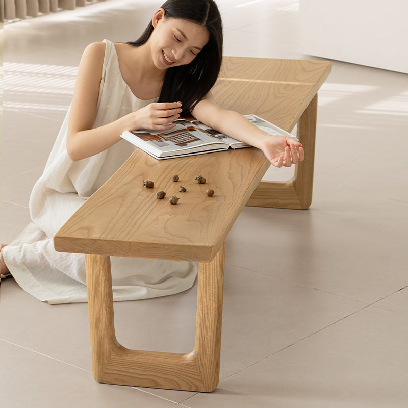Verity Solid Ash Dining Bench 140cm 160cm 180cm 200cm – view 5