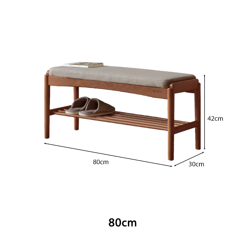 Rosalind Solid Beech Shoe Cabinet 80cm 100cm – view 17