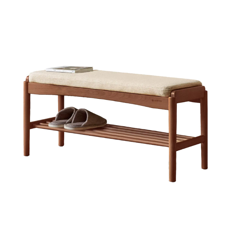 Rosalind Solid Beech Shoe Cabinet 80cm 100cm – 80cm Walnut & White, view 14