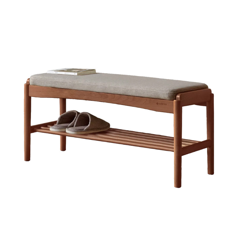 Rosalind Solid Beech Shoe Cabinet 80cm 100cm – 80cm Walnut & Grey, view 16