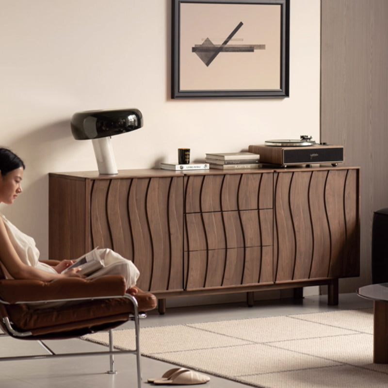 Barrett Solid Black Walnut Multi-Drawer Sideboard 1.5m 1.8m – view 3