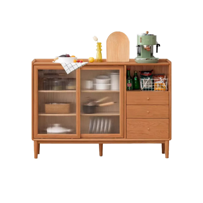 Sigrid Solid Cherry Ultra-Thin Sideboard 120cm 150cm – 120cm, view 15