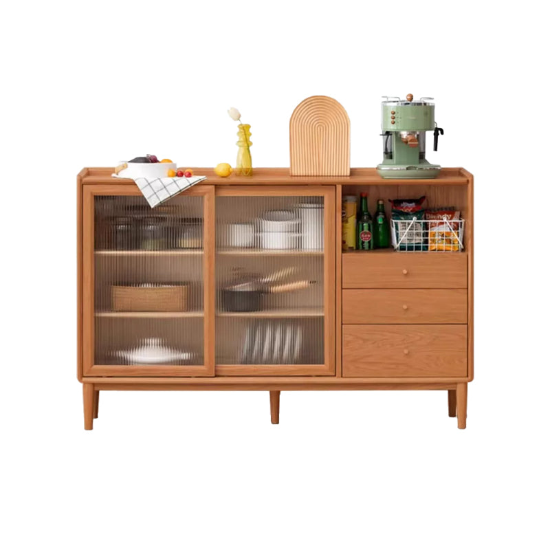Sigrid Solid Cherry Ultra-Thin Sideboard 120cm 150cm – 150cm, view 17