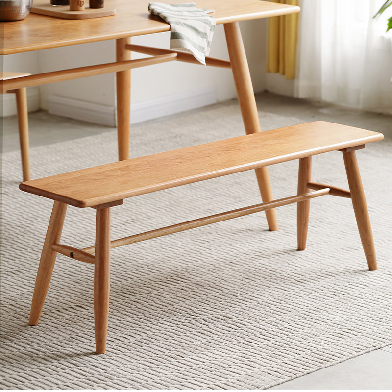 Heather Solid Cherry Wood Dining Bench 120cm – view 3