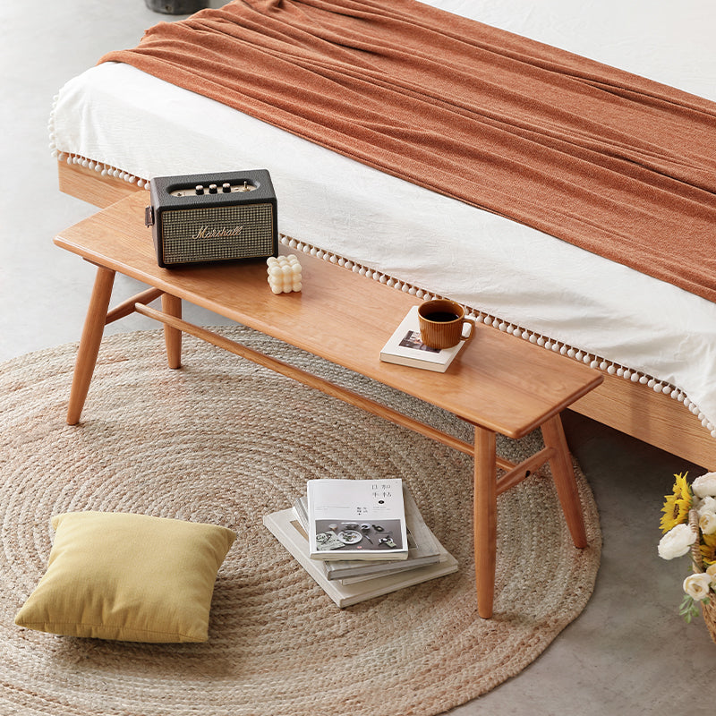 Heather Solid Cherry Wood Dining Bench 120cm – view 4