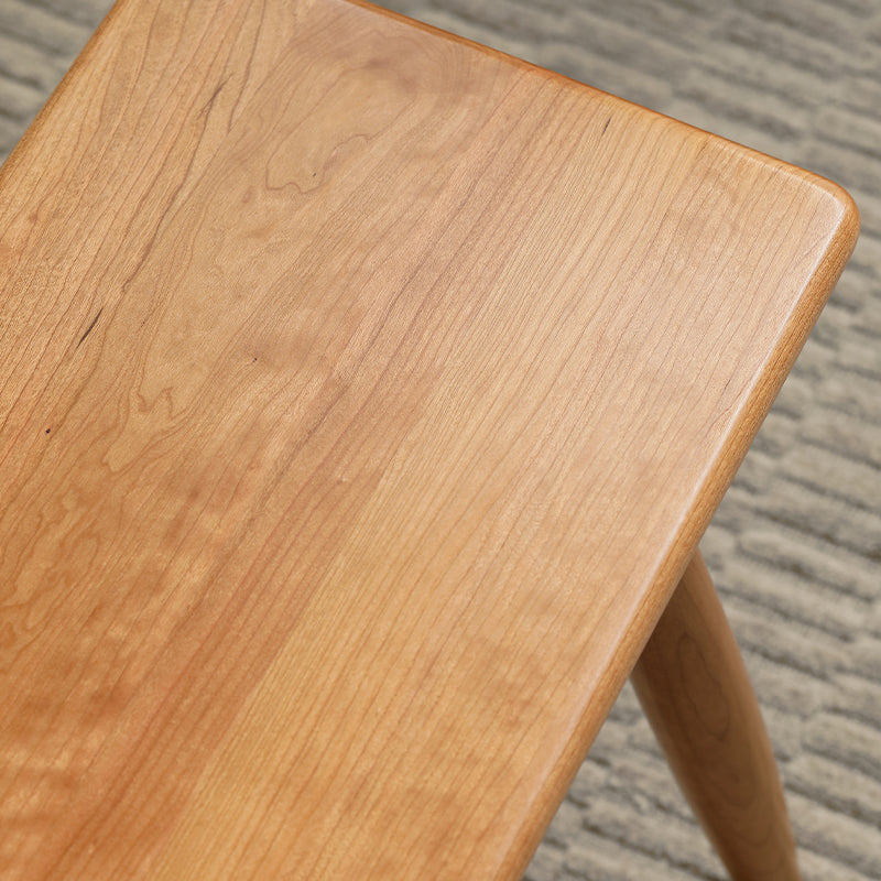 Heather Solid Cherry Wood Dining Bench 120cm – view 6