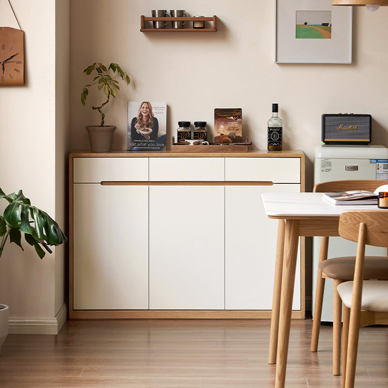 Ronan Solid American Oak and Liriodendron Ultra-Thin Sideboard 90cm 120cm 150cm