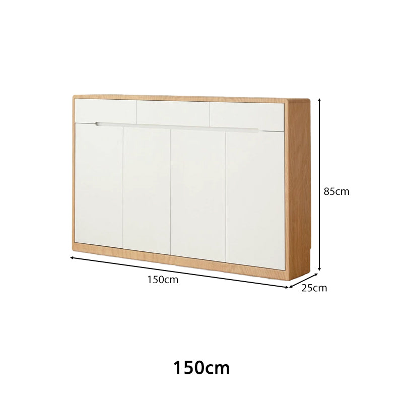 Ronan Solid American Oak and Liriodendron Ultra-Thin Sideboard 90cm 120cm 150cm – view 16