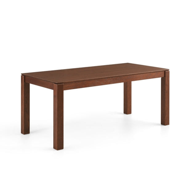 Edele Solid American Oak Dining Table in Walnut Finish 160cm / 180cm – view 15