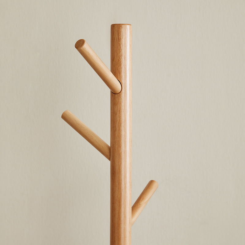 Norbert Solid Rubberwood Coat Rack 36cm – view 9