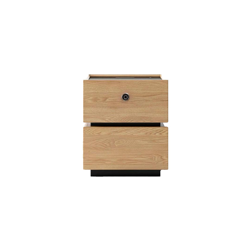 Stephanie Wooden Side Table in Solid Ash with Fingerprint Lock and LED – view 13