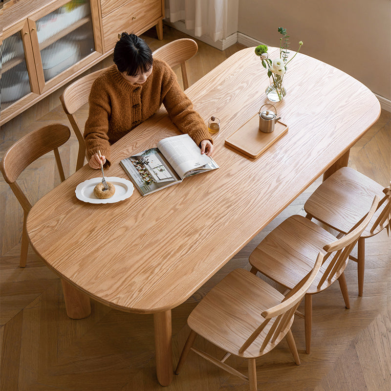 Tracy Solid Oak Dining Table / Study Desk 180cm – view 2