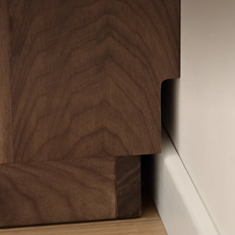 Carmela Solid Black Walnut Chest of Drawers 131cm – view 6