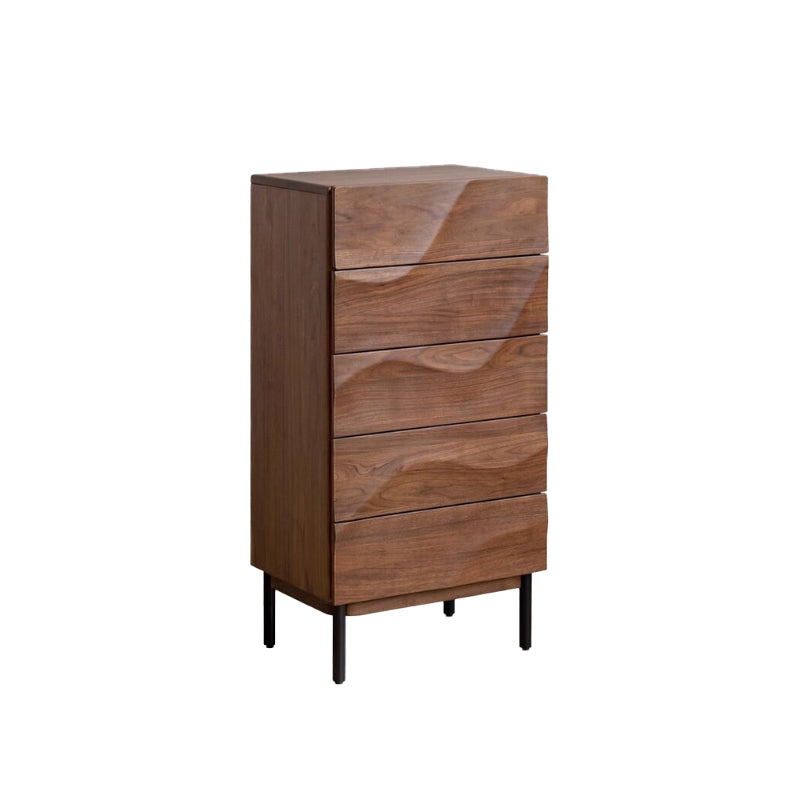 Bertram Solid Black Walnut Chest of Drawers 56cm – view 10