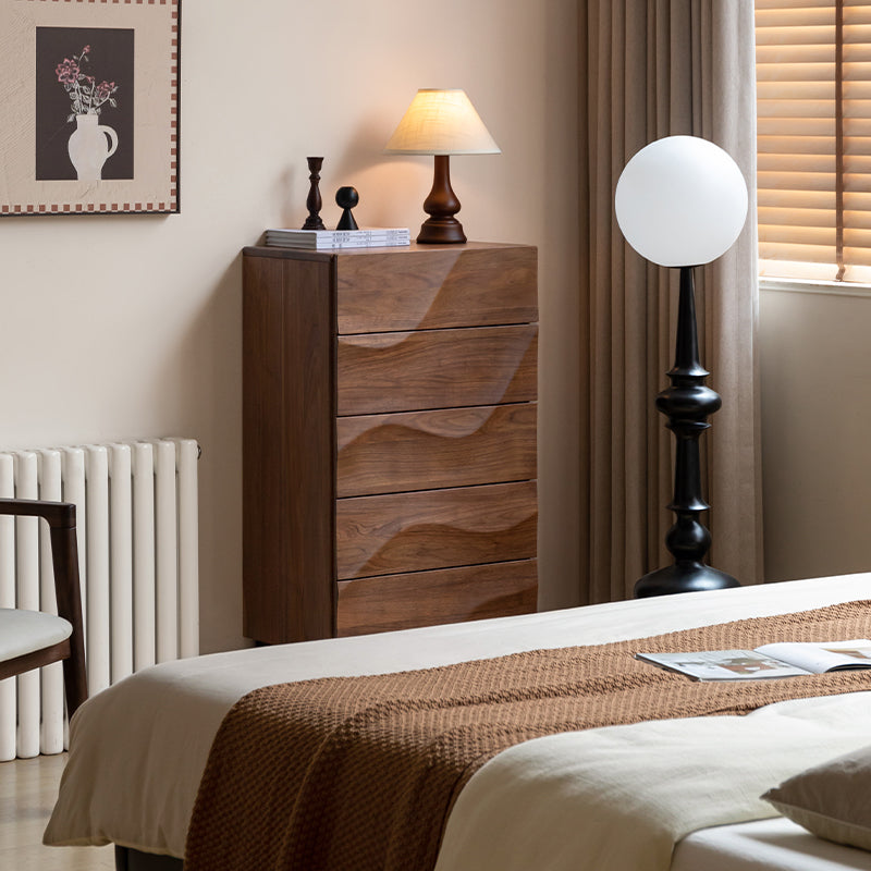 Bertram Solid Black Walnut Chest of Drawers 56cm – view 3