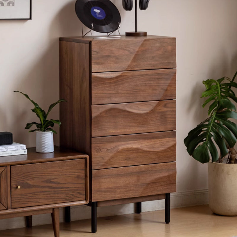 Bertram Solid Black Walnut Chest of Drawers 56cm – view 5