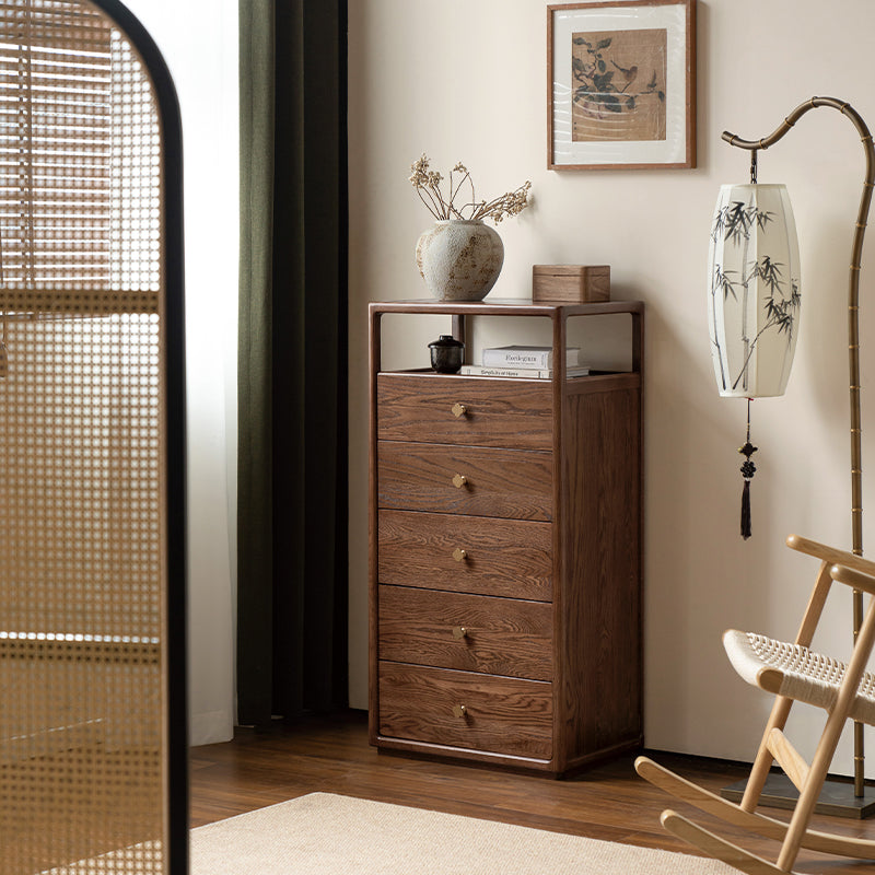 Brady Solid Black Walnut Chest of Drawers 58cm – view 3