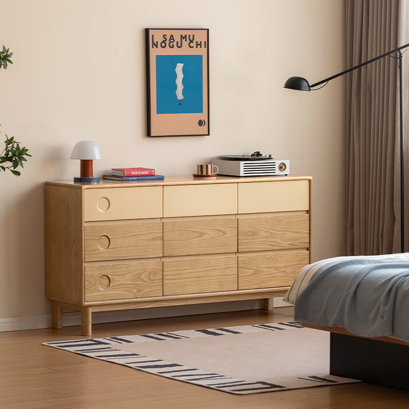 Waverly solid ash dresser in natural wood finish