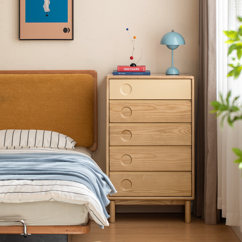 Waverly solid ash dresser in natural wood finish – view 12