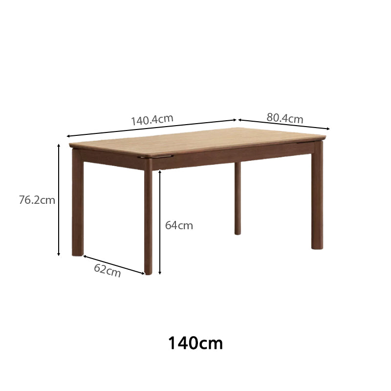 Wilfred solid pear wood dining table with ceramic – view 14