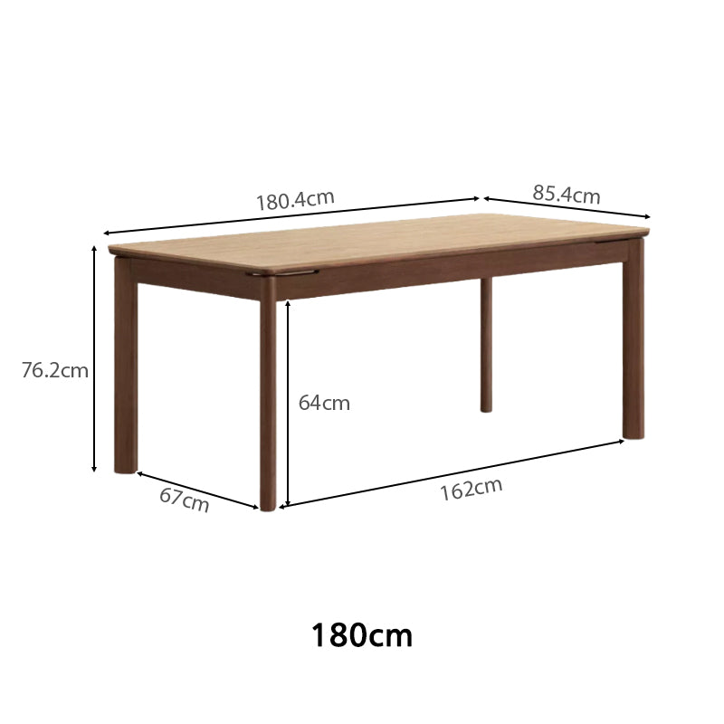 Wilfred solid pear wood dining table with ceramic – view 18