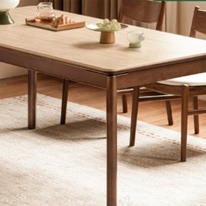 Wilfred solid pear wood dining table with ceramic – view 7