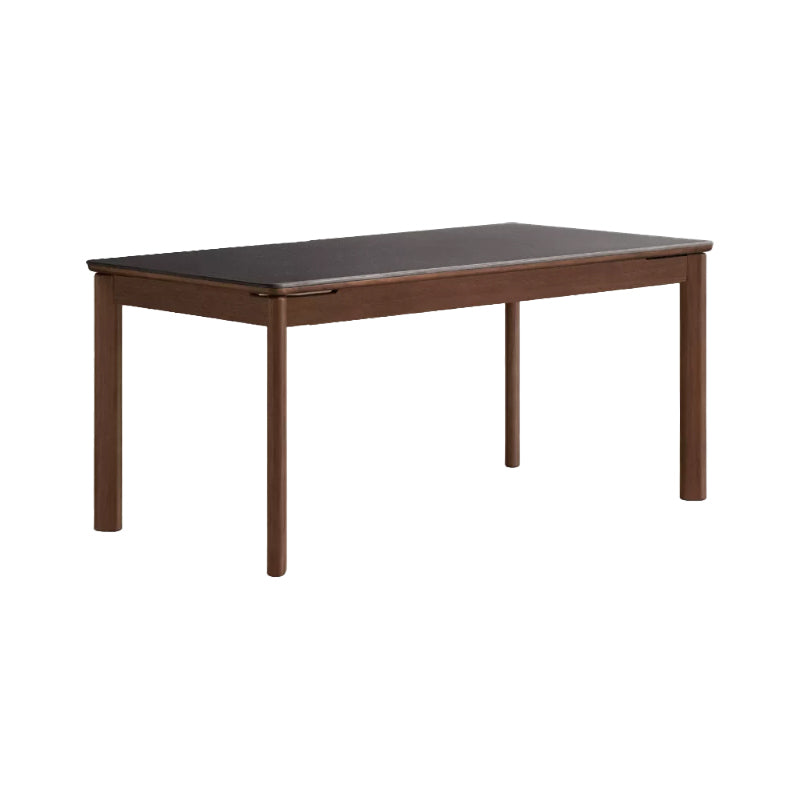 Wilfred solid pear wood dining table with ceramic – Black 160cm, view 21