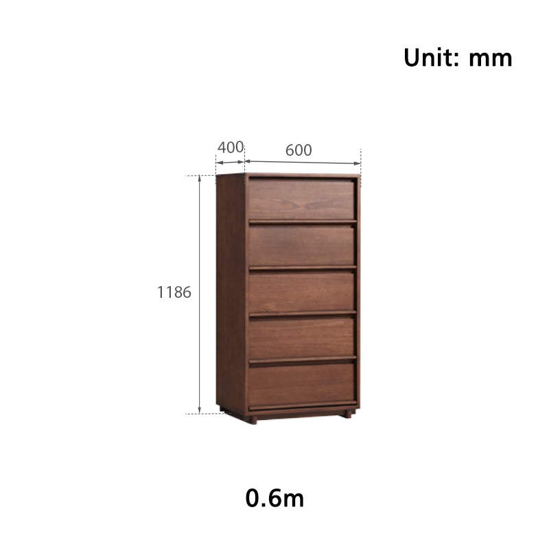 Vivian Rubberwood Chest of Drawers 60cm / 80cm / 150cm – view 15