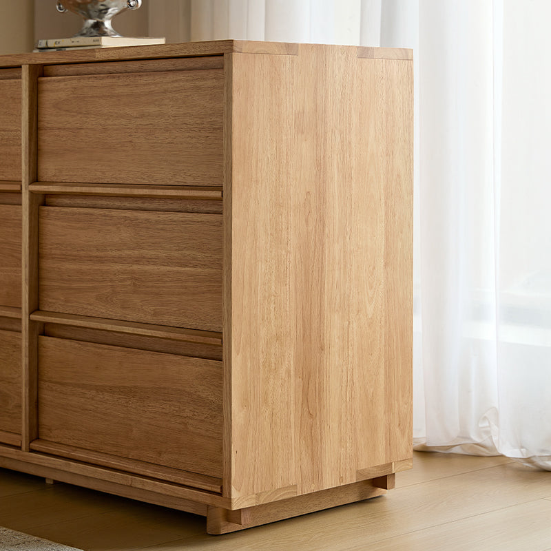 Vivian Rubberwood Chest of Drawers 60cm / 80cm / 150cm – view 21
