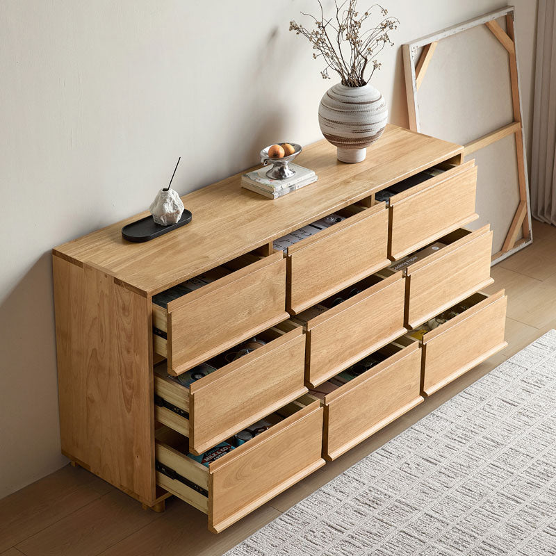 Vivian Rubberwood Chest of Drawers 60cm / 80cm / 150cm – view 24
