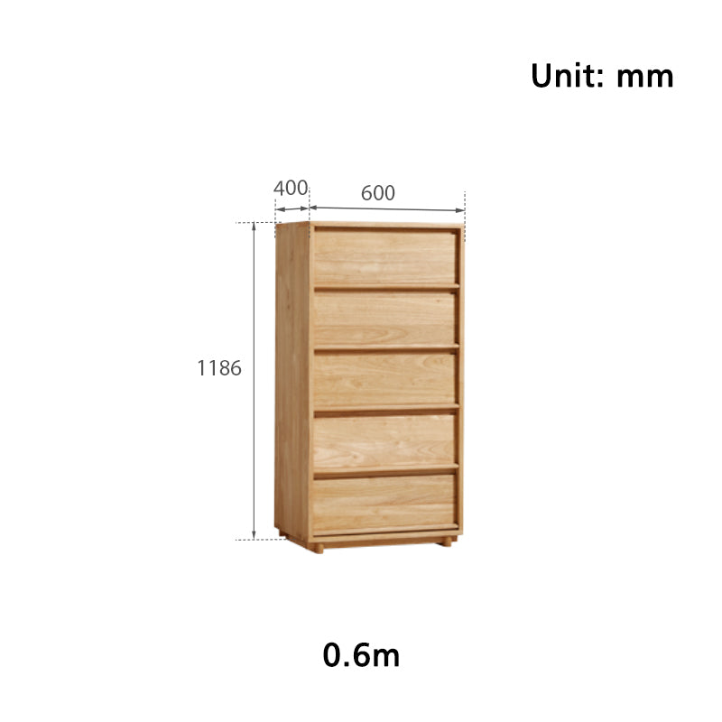Vivian Rubberwood Chest of Drawers 60cm / 80cm / 150cm – view 35