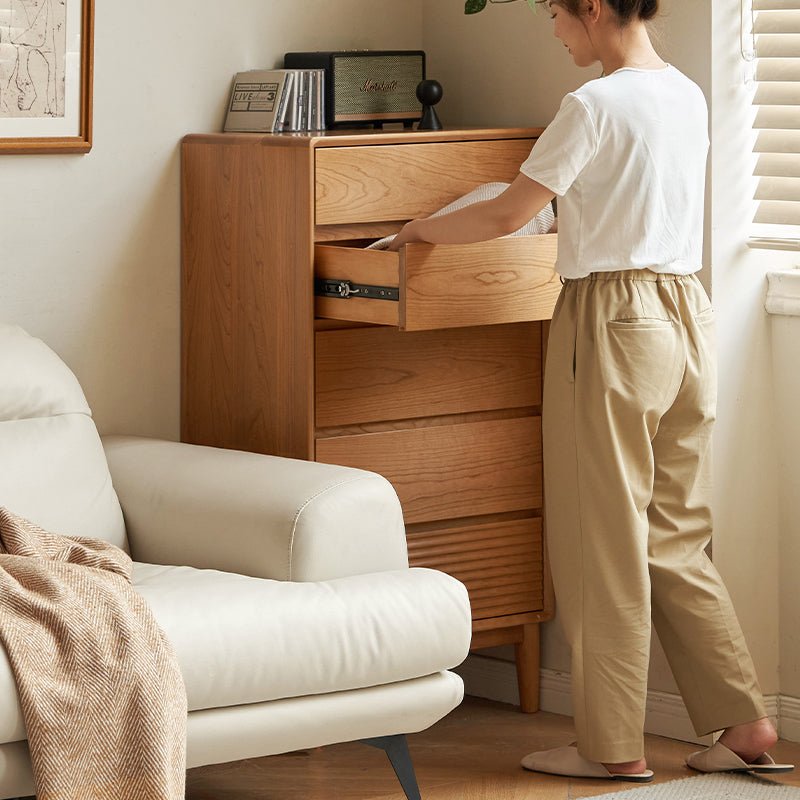 Katie Solid Cherry Wood Chest of Drawers 61cm / 91cm / 121cm / 151cm – view 12