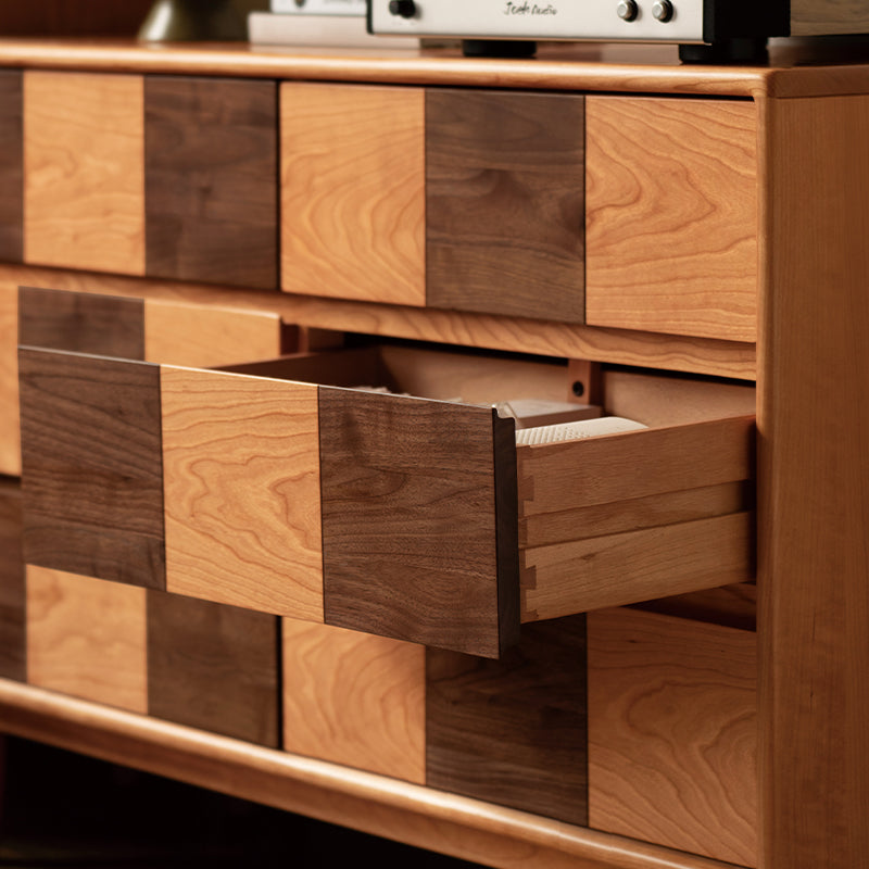 Laura Solid Cherry Wood Chest of Drawers 58cm / 117cm – view 13