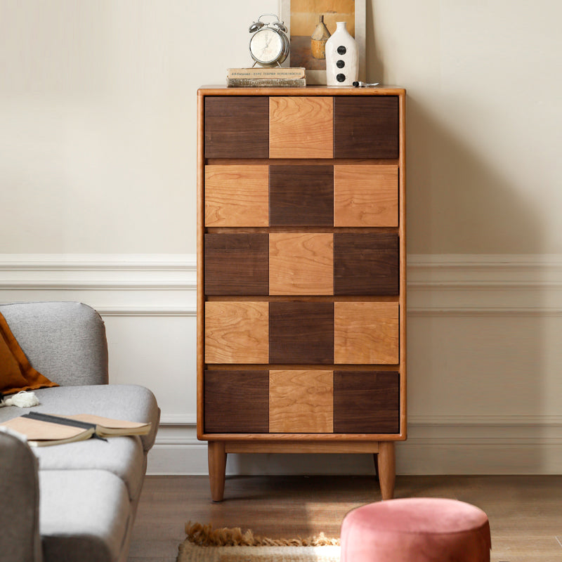 Laura Solid Cherry Wood Chest of Drawers 58cm / 117cm – 58cm