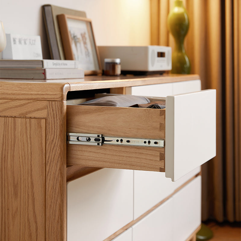 Conrad Solid American Oak and Pinewood Chest of Drawers 56cm 81cm 121cm 150cm – view 12