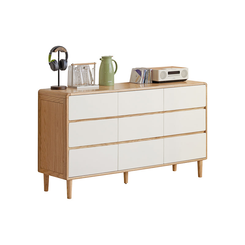 Conrad Solid American Oak and Pinewood Chest of Drawers 56cm 81cm 121cm 150cm – view 13