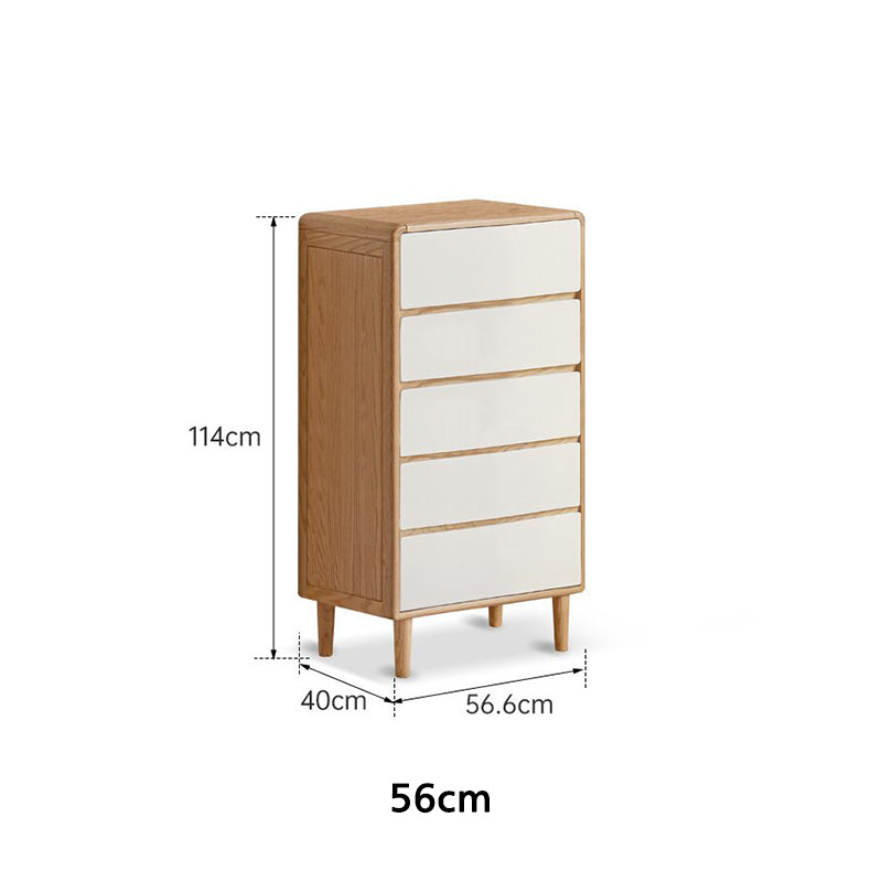 Conrad Solid American Oak and Pinewood Chest of Drawers 56cm 81cm 121cm 150cm – view 16