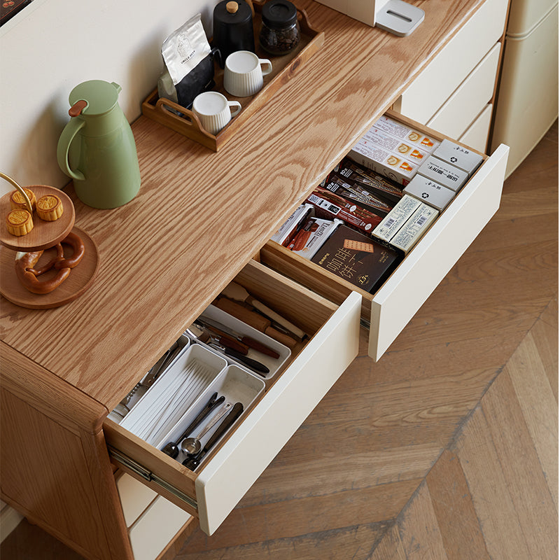 Conrad Solid American Oak and Pinewood Chest of Drawers 56cm 81cm 121cm 150cm – view 5