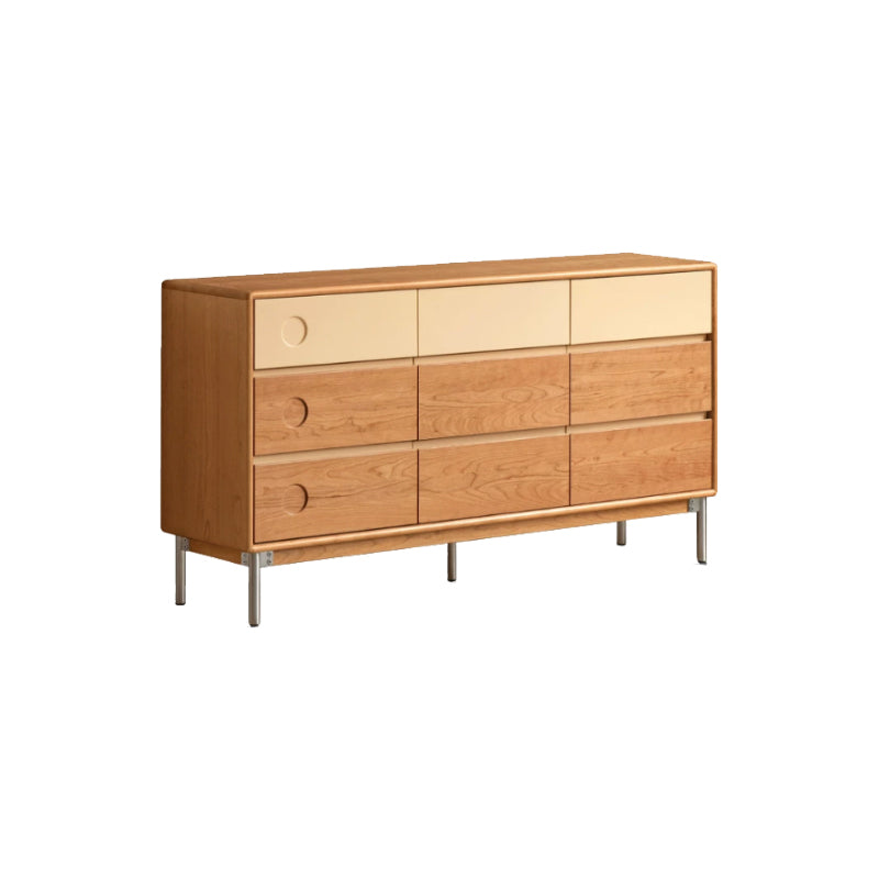 Esme Solid Cherry Wood Chest of Drawers 61cm / 121cm / 150cm – view 7