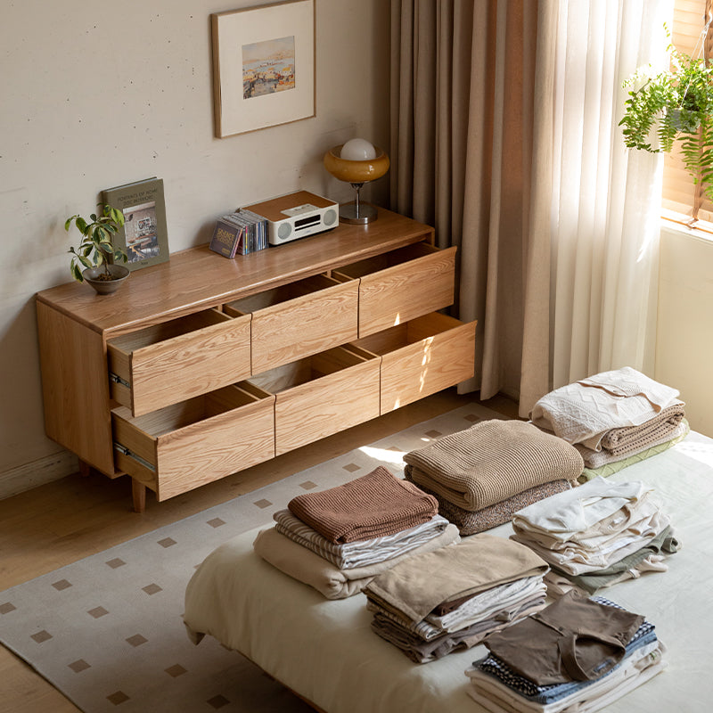 Richard Solid American Oak Chest of Drawers – view 2