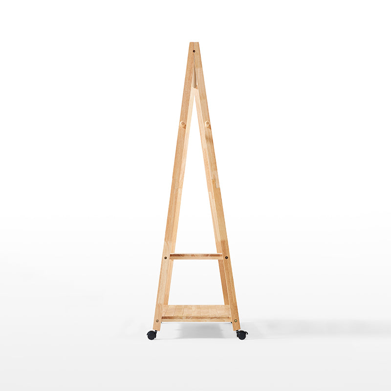 Dominique Rubberwood Coat Rack with Shelf, 2 Sizes – view 14