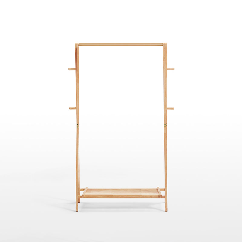 Dominique Rubberwood Coat Rack with Shelf, 2 Sizes – view 17